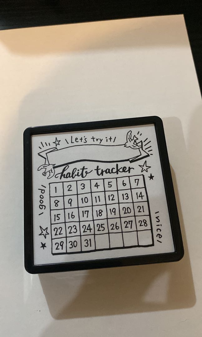 Habit Tracker Stamp Hobbies Toys Memorabilia Collectibles Stamps 