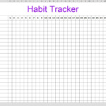 Habit Tracker Template Excel Free FREE PRINTABLE TEMPLATES