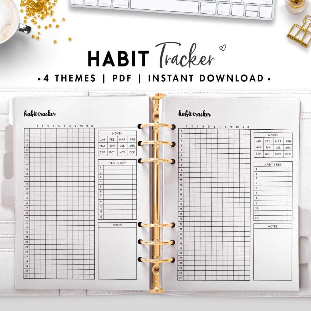 Habit Tracker World Of Printables