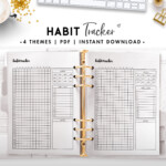 Habit Tracker World Of Printables