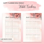 Happy Planner Habit Tracker Printable