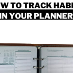 How To Track Habits In Your Planner 4 Tips YouTube