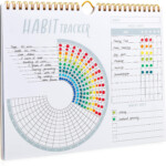 Lamare Habit Tracker Calendar Inspirational Habit Journal With Spiral