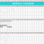 Monthly Habit Tracker Spreadsheet Excel Routine Tasks Goals Google