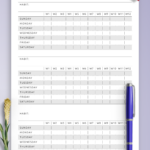 Paper Calendars Planners Fitness Workout Log Fitness Journal Digital