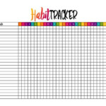 PRINTABLE Habit Tracker Monthly Habit Tracker Daily Habit Etsy