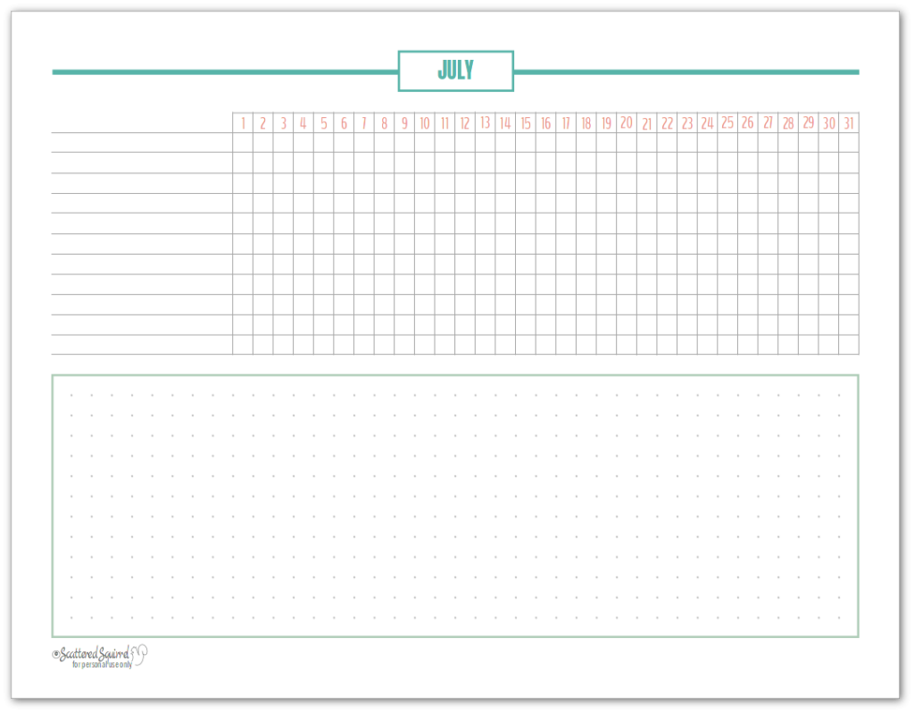 Printable Planner Bundles Scattered Squirrel