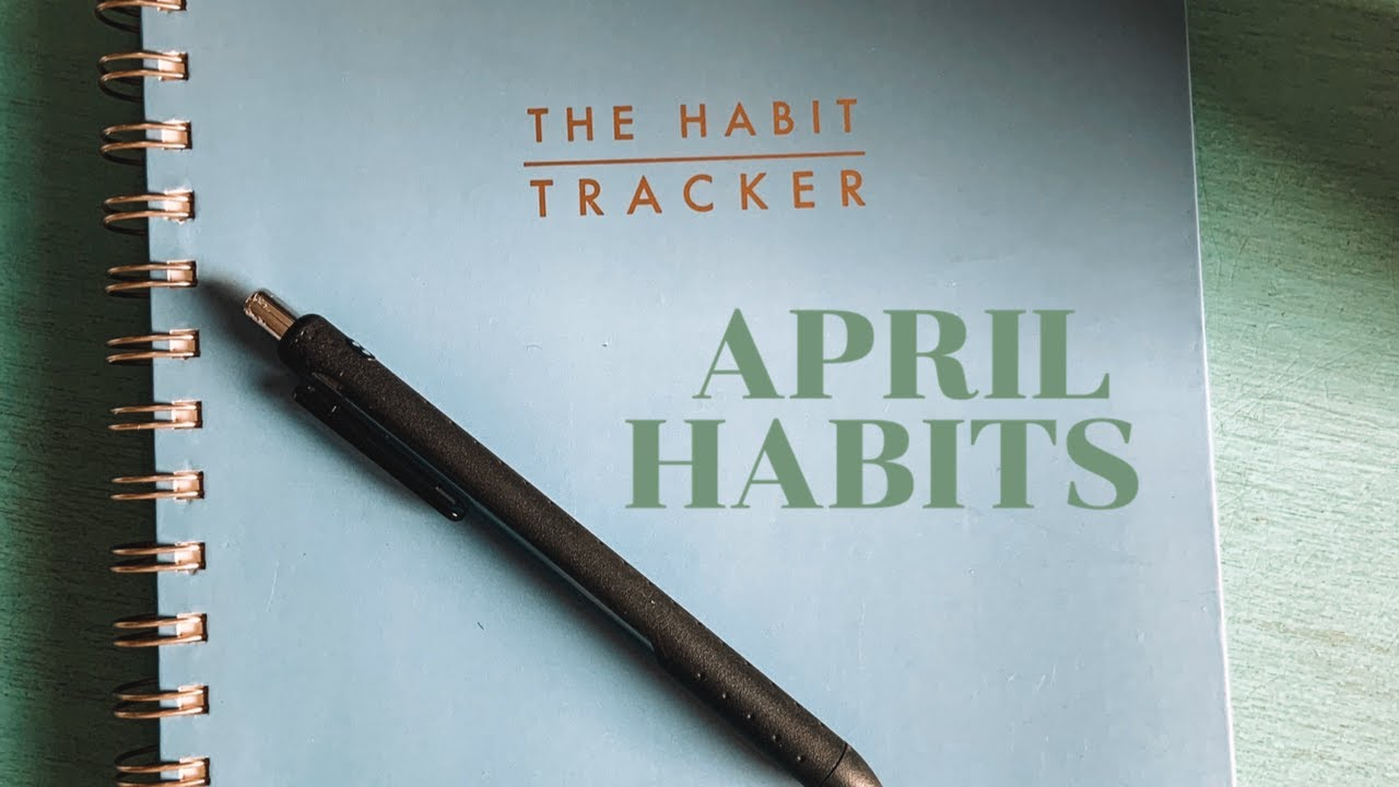 REVIEW OF THE BLUE SKY HABIT TRACKER APRIL HABITS YouTube