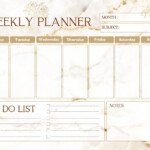Weekly Desk Planner Weekly Planner Printable Weekly Schedule Like